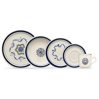 VAJILLA 30 PIEZAS LÍNEA ATLIXCO